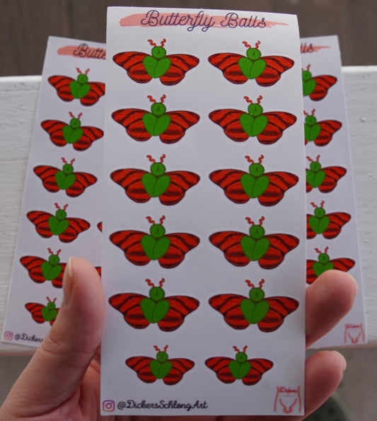 Butterfly Balls - Sticker Sheet